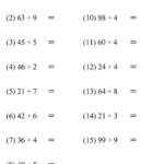 2 Digit By 1 Digit Division No Remainders Worksheets Pdf Draw Puke