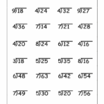 3Rd Grade Division Table Chart On 3 Digit Division Math Worksheets