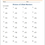 5 Digit By 2 Digit Division Worksheets