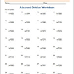 5th Grade Advanced Division Math