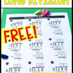 Differentiated Long Division Worksheets For FREE Caffeine Queen