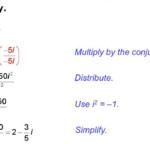 Dividing Complex Numbers Basic Math Worksheets Word Problem