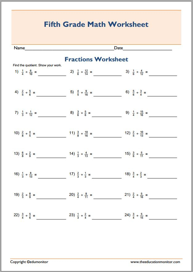 Dividing Fractions Dad s Worksheets
