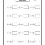 Division Fraction Worksheets