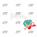 Division Problems With 2 Digit Dividends 2nd Sheet