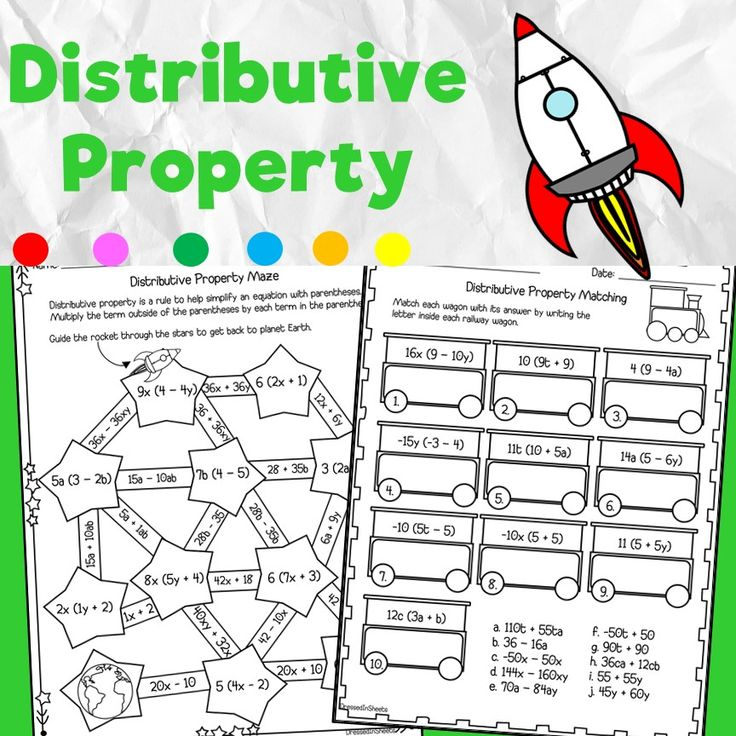  Division With Distributive Property Worksheets Free Download Gambr co