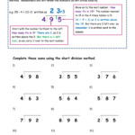 Division With Fraction Remainders Worksheets Beginner Worksheet