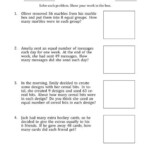 Division Word Problems Worksheets Grade 4 Pdf Step By Step Worksheet
