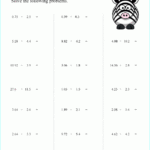 Grade 6 Math Worksheets Decimals TUTORE ORG Master Of Documents