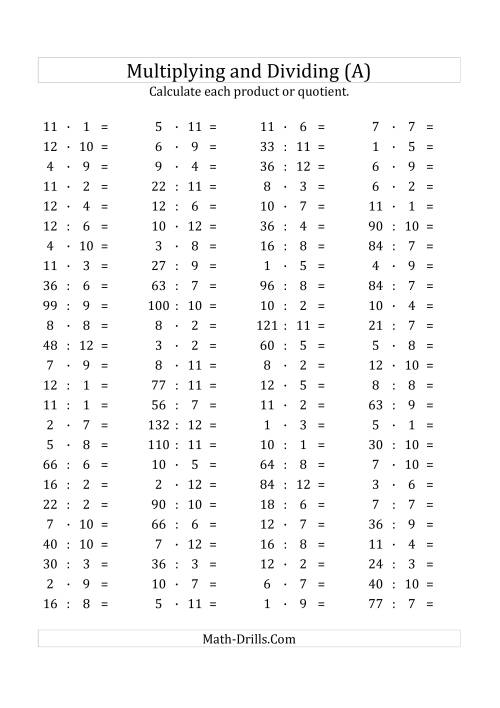 Horizontal Division Education World Horizontal Addition Worksheets 