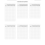 Long Division With Grids Sixteenth Streets