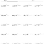 Long Division With Remainder Worksheets Favorite Worksheet