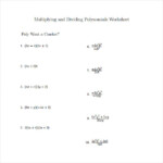 Long Division Worksheets Kuta Synthetic Division Exercises With