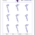 Math Aids Division Worksheets Answer Key Solve The Equation