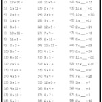 Multiplication By 12 Worksheets