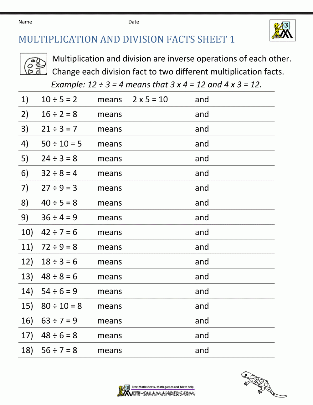 Multiplication Facts Worksheets Understanding Multiplication To 10×10 Multiplication Facts Worksheets Understanding Multiplication To 10x10