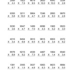 Multiplication Worksheets 6th Grade Sixth Grade Multiplying Doubles