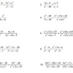 Multiplying And Dividing Rational Expressions Worksheet Answer Key