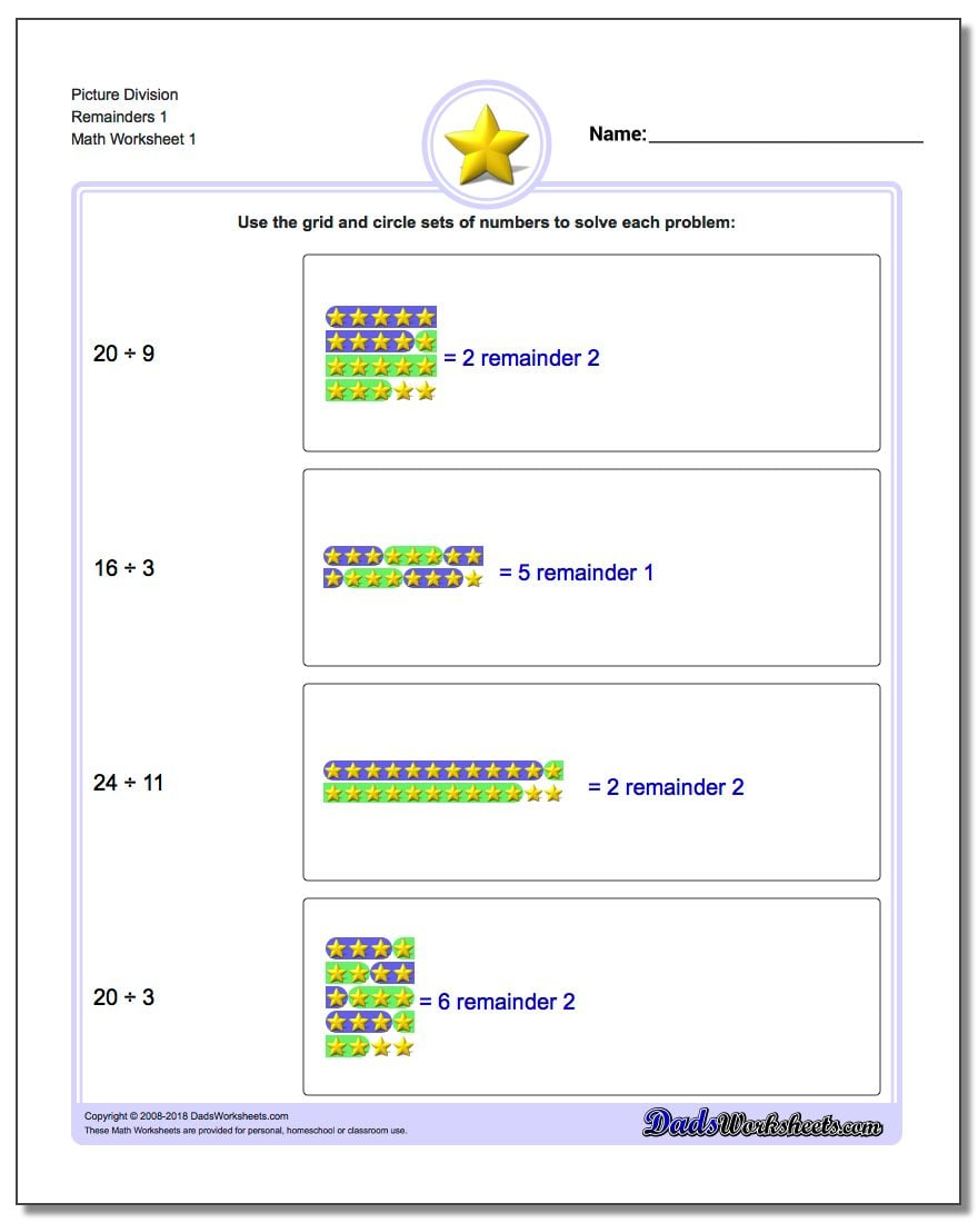 Picture Math Division Picture Math Division