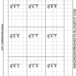 Printable Long Division Questions On Graph Paper Mate Pinterest