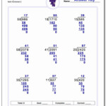 2 Digit Division Worksheet Elegant Division With Multi Digit Divisors