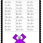 2 Times Table Online Worksheet