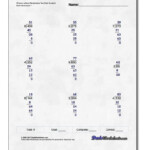 20 Double Digit Division Worksheet Worksheet From Home