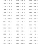9 Dividing Decimals Worksheet Worksheeto