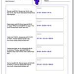 Addition Subtraction Multiplication Division Word Problems Worksheets