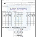 Classwork Long Division third Term math third Grade Worksheet