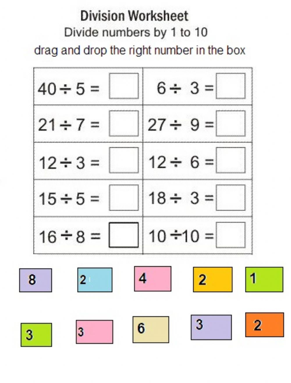 Dividing By 3 Worksheet 3 Worksheet Division Missing Numbers Dividing By 3 Worksheet 3 Worksheet Division Missing Numbers