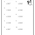 Dividing Decimals 5th Grade Math Worksheets Dividing Decimals Decimals Decimals Worksheets