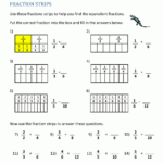 Dividing Fractions Using Models Worksheet