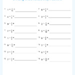 Dividing Fractions Worksheets Free Printable Division Fraction Worksheet