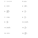 Dividing Polynomials By Monomials Worksheet