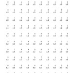 Division By 6 Worksheet