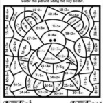 Division Coloring By Numbers Division Worksheets Christmas Math