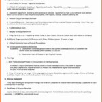 Division Of Marital Property Worksheet Worksheet Addition