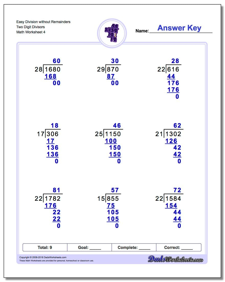 Division With Multi Digit Divisors Division With Multi Digit Divisors