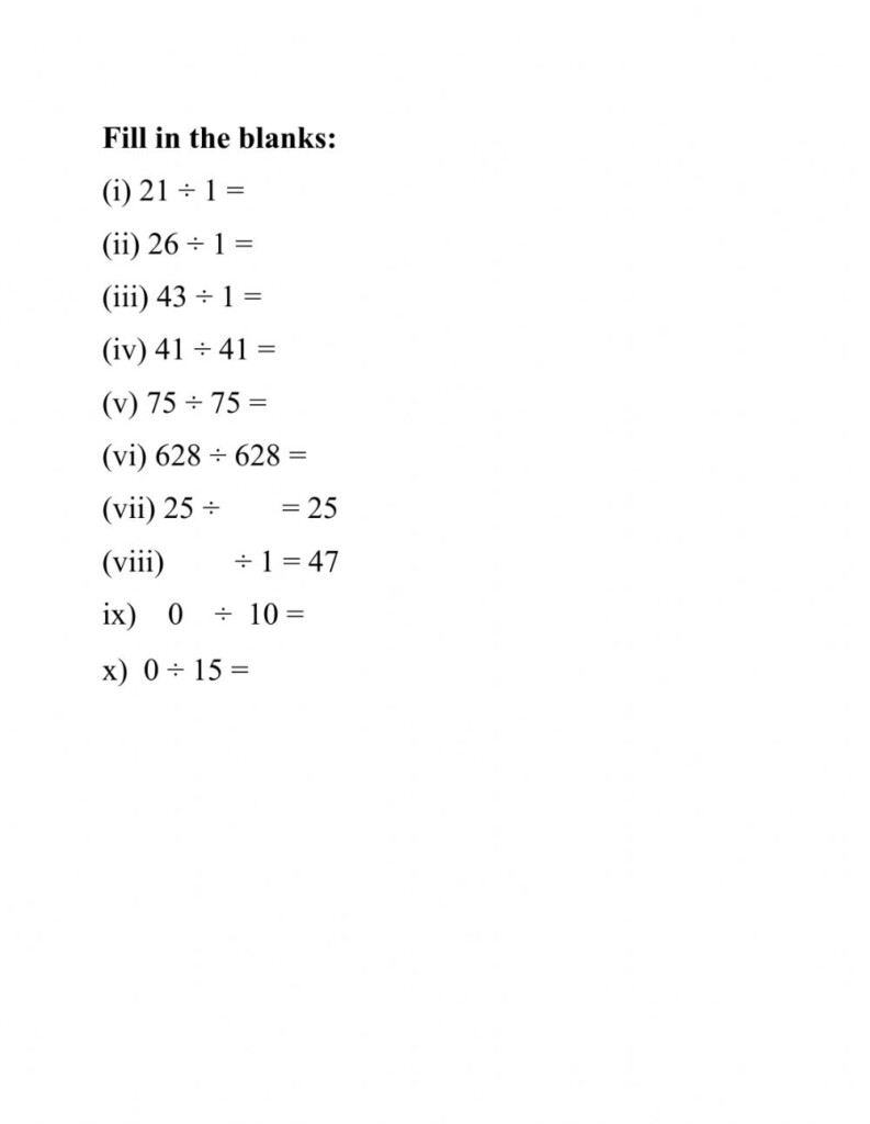Division Worksheets And Online Exercises Division Worksheets And 