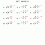 Free Division Worksheets