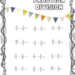 Free Modeling Fraction Division Worksheet