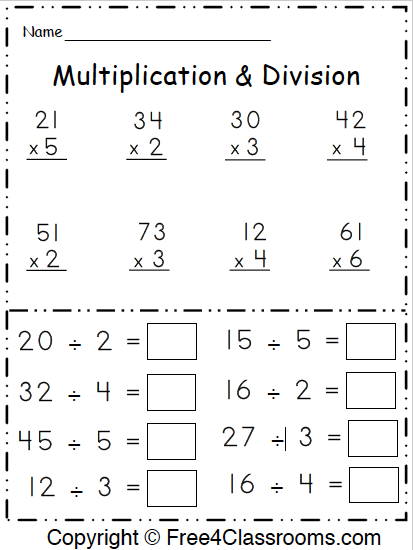 Free Multiplication Worksheets Free4Classrooms Multiplication Free Multiplication Worksheets Free4Classrooms Multiplication