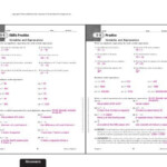 Glencoe Algebra 1 Answer Key For Worksheets