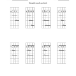 Long Division Worksheets Graph Paper Long Division Worksheets