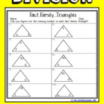Multiplication And Division Using Fact Families Activities Worksheets
