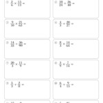 Multiplying And Dividing Fractions Worksheets With Answer Key