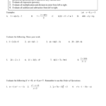 Order Of Operations Multiplication And Division Worksheets Times