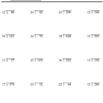 Printable Division Sheet Math Skills Practice Sheet Hojas De