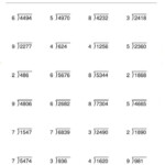 Three Digit Division Worksheet